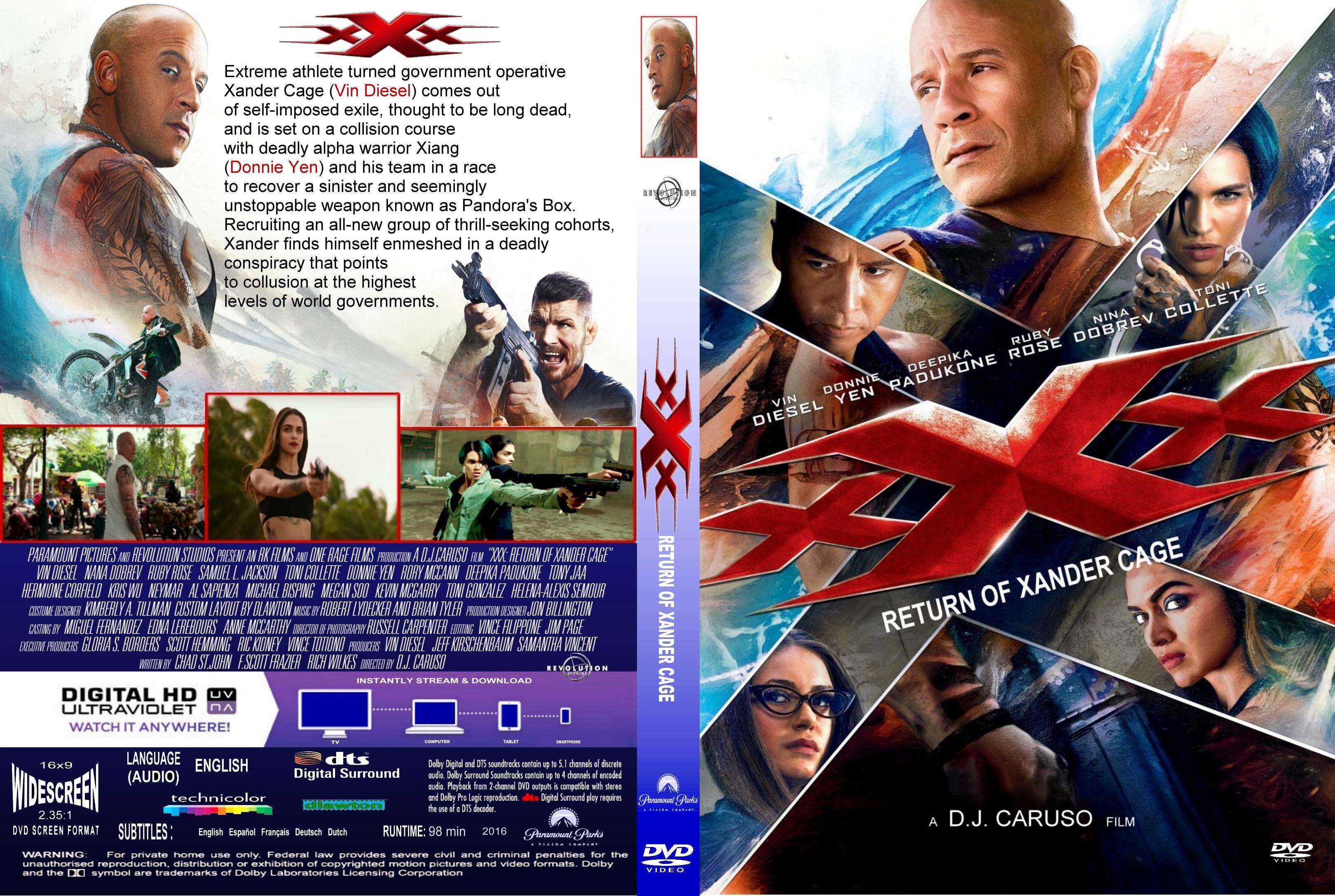 XXX   Return of Xander Cage (2017) : Front